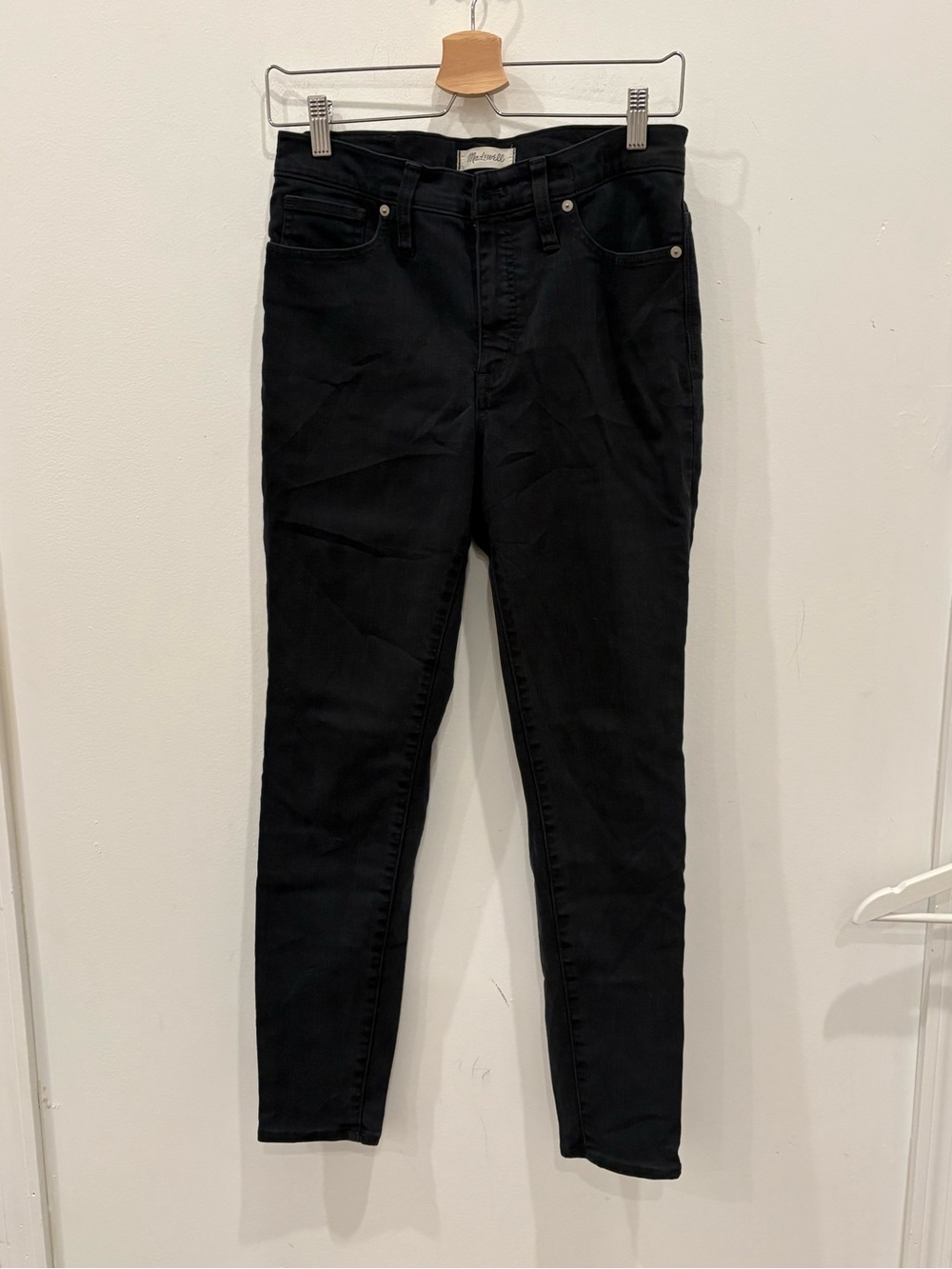 Madewell black denim Slim skinny High-Rise Women’s Jeans sz 30